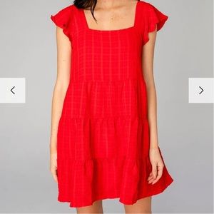 Buddy Love Red Delilah Babydoll Dress